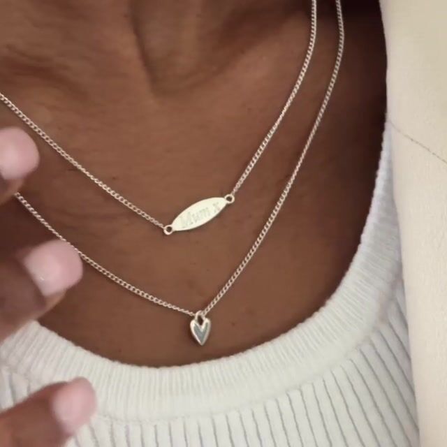 Weeny Heart Silver Hoop Earrings